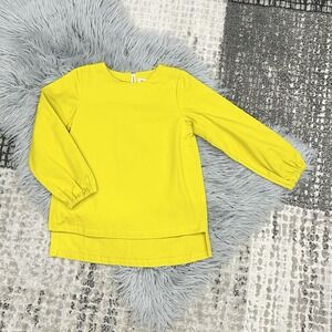 Hannah & Tiff Yellow Mustard Ruby Top‎ Size 6Y NWT